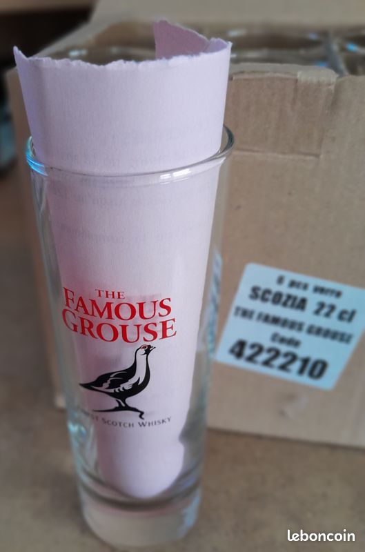 Lot de 6 verres Whisky The Famous Grouse - Collection