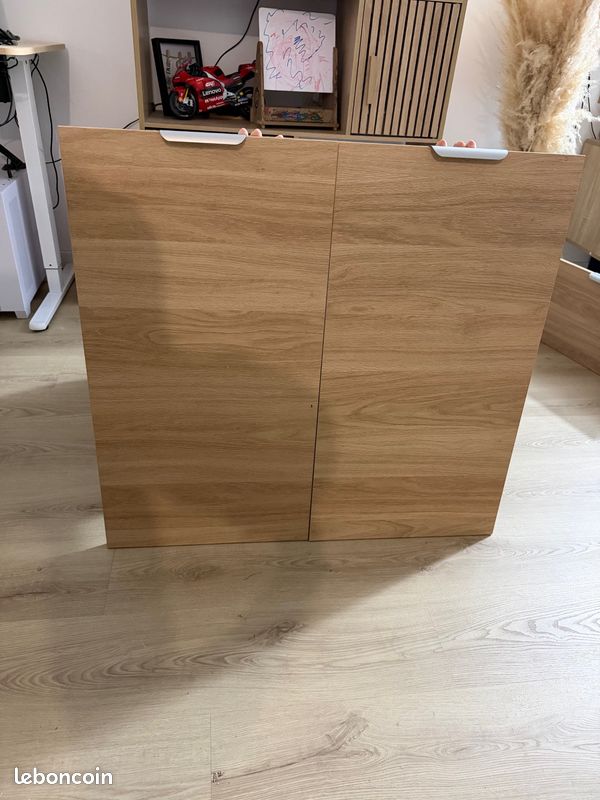 2 portes de meuble bas Ikea– finition bois (image 2)