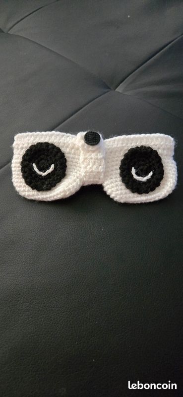 Etui a lunette panda neuf fais main (image 1)