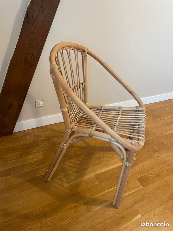 Chaise/Fauteuil en osier (image 3)