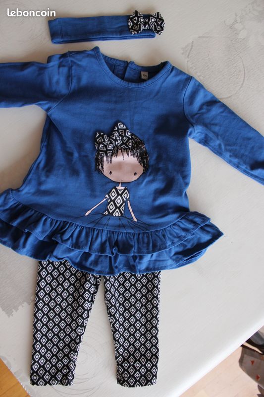 Ensemble fille 12 mois (image 1)