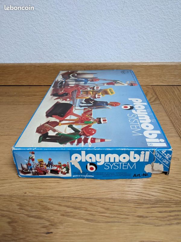 Playmobil vintage 7 klicky 3400 ouvriers du bâtiment travaux chantier dans sa boite (image 6)