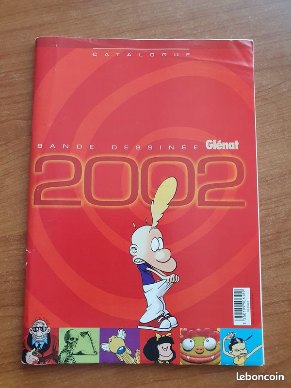Catalogue 2002 éditions Glénat collection de BD bandes dessinées 77 pages dont Titeuf, Mafalda (image 1)