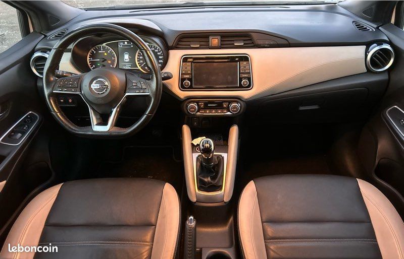 đNISSAN Micra 1.5 dCI 90 cv Tekna,SiĂšge cuir,GPS,Bluetooth,Excellent Ă©tat,âïžGARANTIE 1 AN (image 8)
