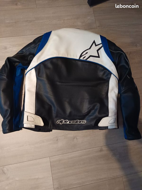 Blouson moto cuir Alpinestars taille M (image 3)
