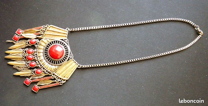 Parure De Bijoux égyptienne En Métal Argenté - Garanti Sans Nickel - Neuf Avec étiquettes