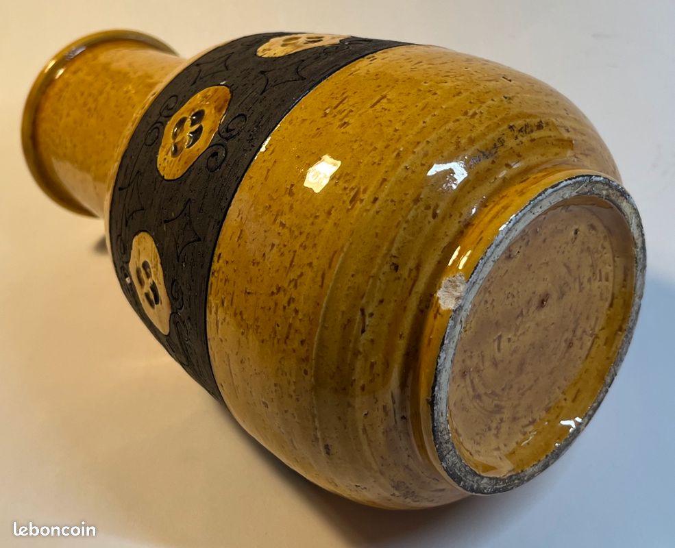 Vase Bitossi du milieu du XXe siècle, de la maison Rosenthal Netter pour Aldo Londi (image 8)