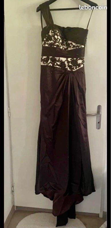 Robe de soirée en satin taille 38 (image 2)