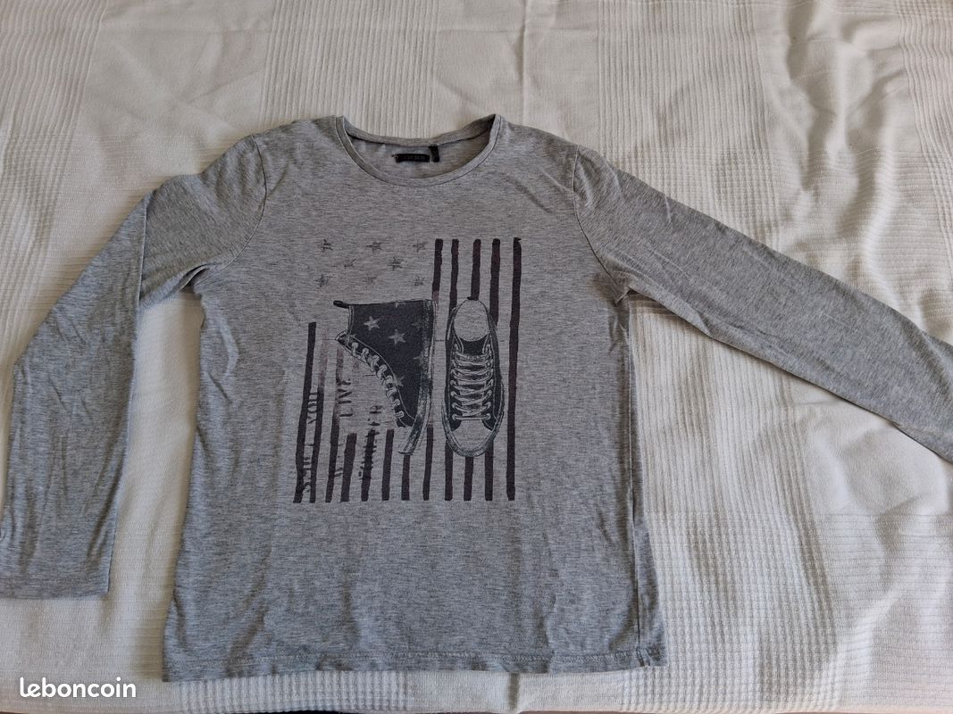 Tshirt manches longues IKKS 10 ans (image 1)