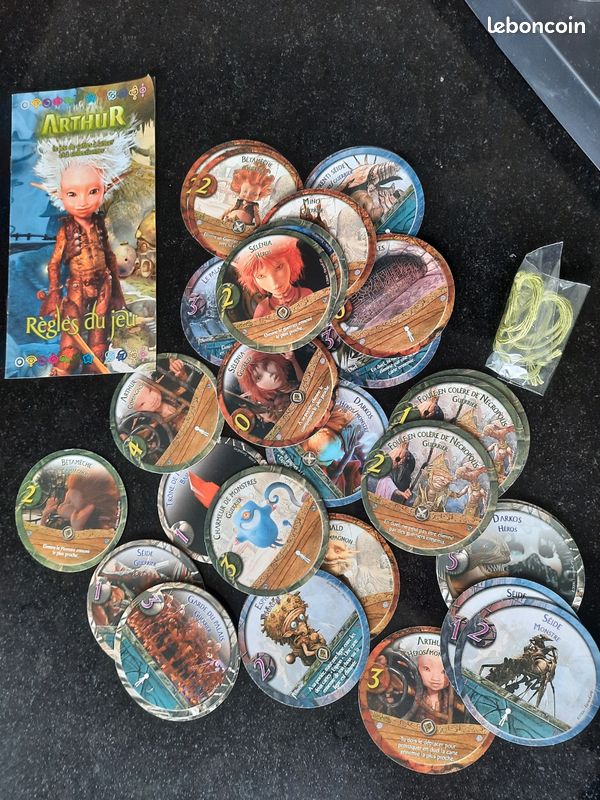 Jeu de cartes à lancer Arthur et les Minimoys (image 3)
