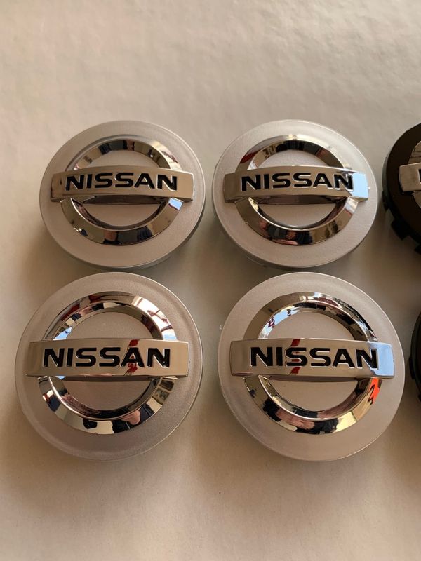 Centre Roue 4×54mm Cache Moyeux Pour Nissan Badge Logo Noir