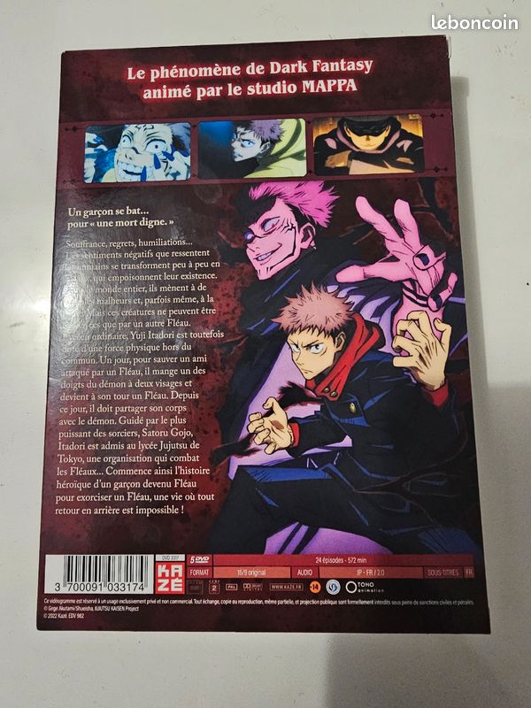 Coffret Dvd jujutsu kaisen (image 4)