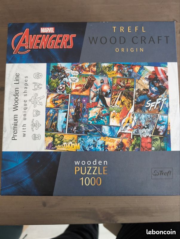 Puzzle avenger en bois 1000 pieces (image 1)
