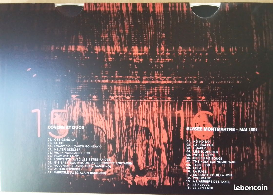 Noir Désir – Intégrale 2020 • Coffret Collector 18 CD + 1 DVD • 200 titres : Albums studio + lives + raretés + inédits • Anthologie complète du rock français [COMPLET] (image 16)
