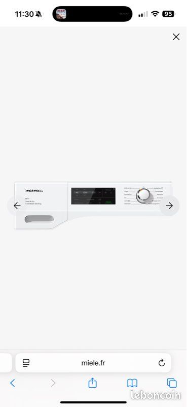 Lave-linge séchant Miele WT1 (image 2)