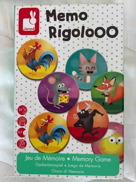 Jeu Memo Rigolooo (image 1)