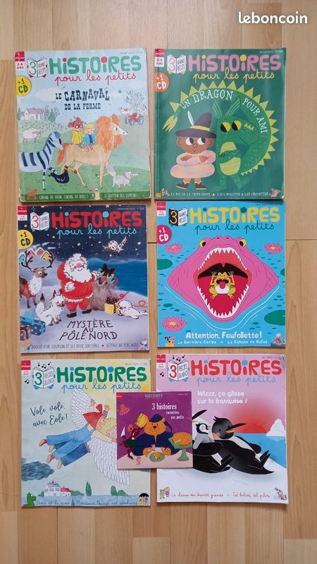 Histoires pour les petits. Lot de 6 n° plus 1 CD sous blister (image 16)