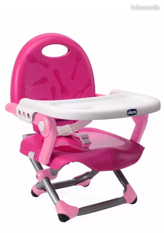 Rehausseur Chicco Pocket Snack Pink Rose (image 1)