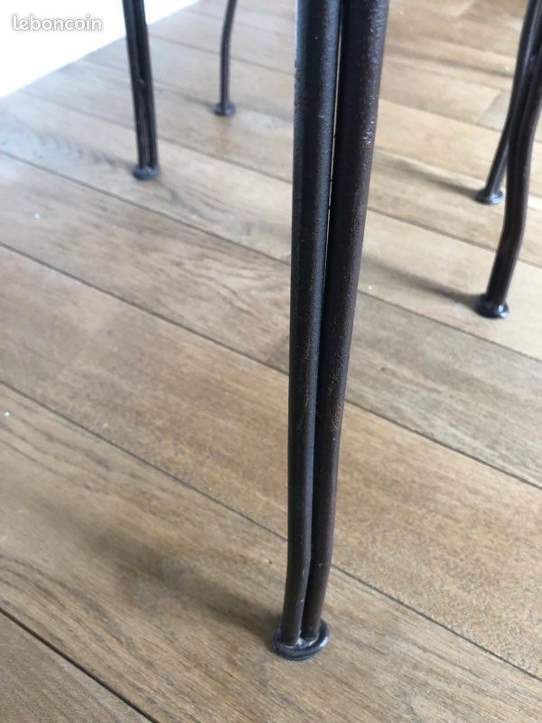 Chaises en fer forgé (image 2)