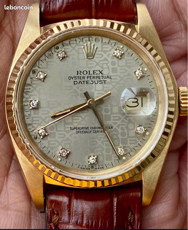 Rare : Rolex 16018 anniversary dial and diamonds circa 83 (image 6)