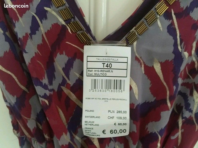 Trés jolie robe habillée MORGANE Neuve taille L/40 (image 3)