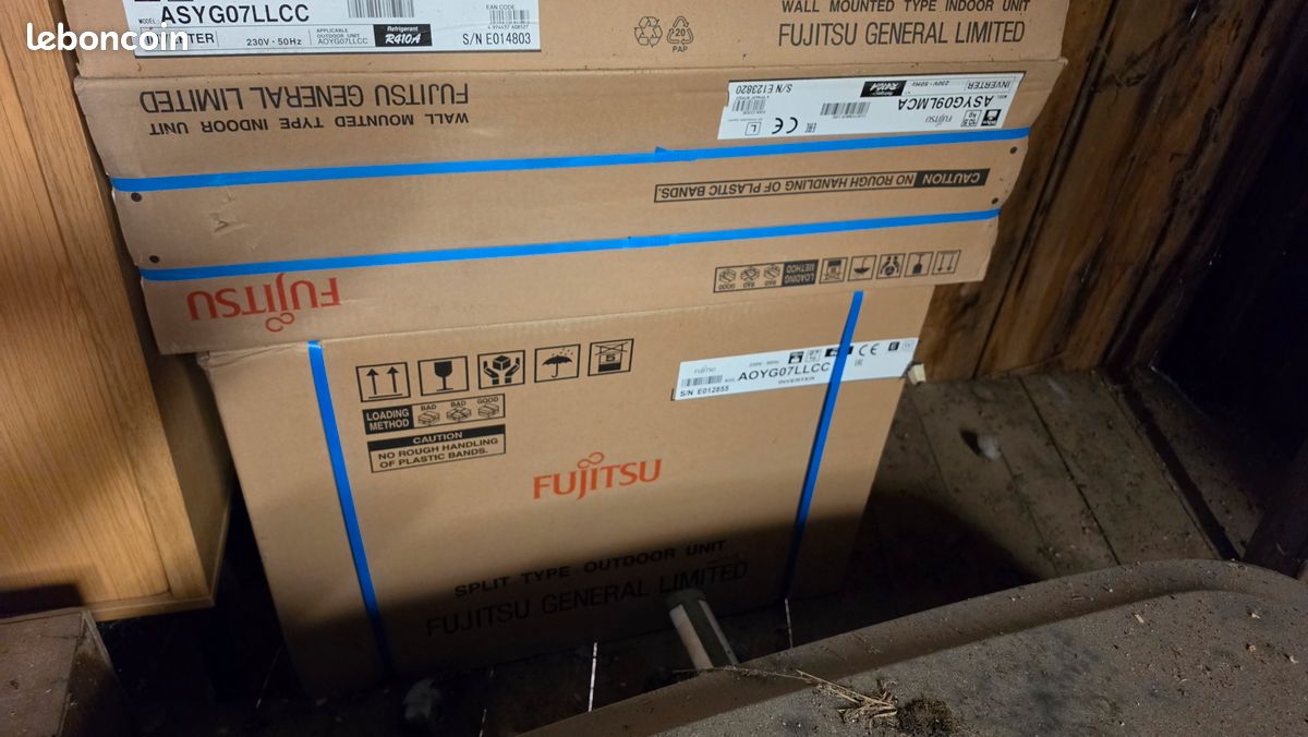 Kit climatisation réversible Fujitsu Inverter 2,0 kW – Neuf (image 1)