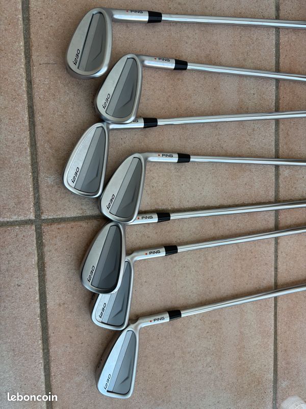 Set De Fers De Golf Ping I230 Et Blueprint S Combo - 4 à PW - Flex Rigide (Stiff) - Occasion Reconditionné Très Bon état