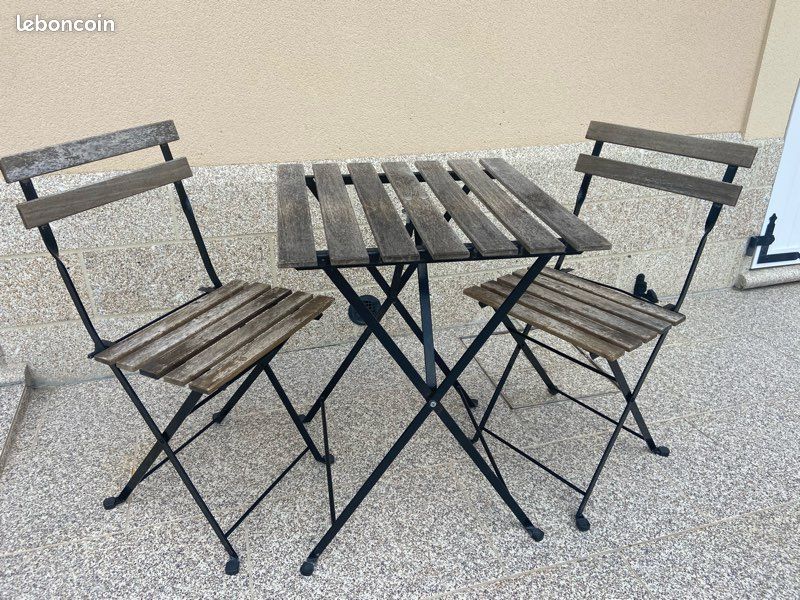 Table et chaises de jardin (image 2)