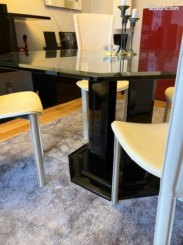 Table en verre octogonale (image 5)