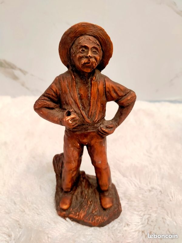 Lot de 3 statuettes personnages anciens (image 3)