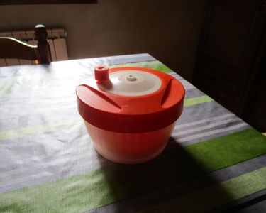 Essoreuse à Salade Triumph – Mini Essoreuse Vintage Rouge – Rare