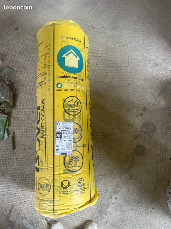 Rouleau laine de verre 200 mm (image 1)