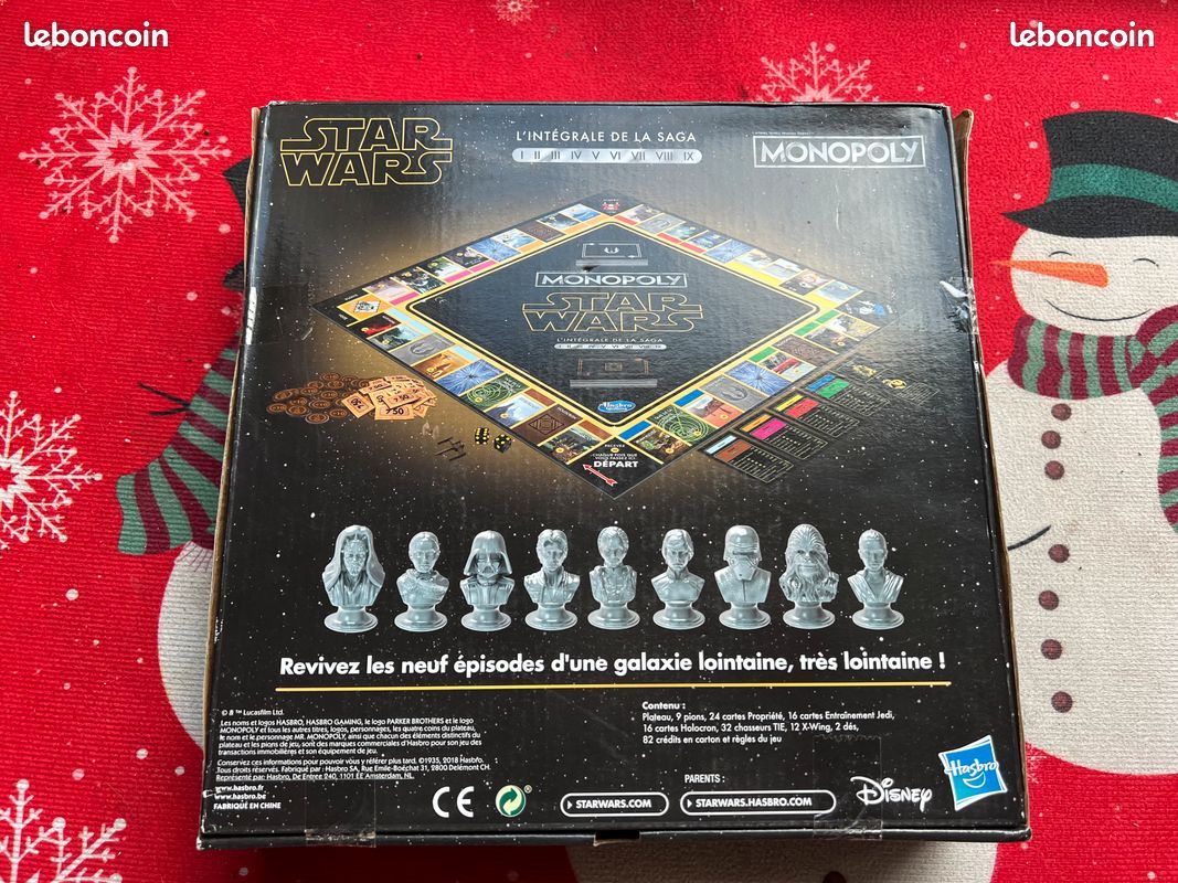 Star Wars L'Intégrale de la Saga / Coffret 9 Blu Ray / NEUF. Version Française