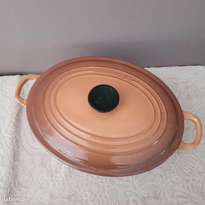 Le Creuset - Grande Cocotte Vintage ovale en fonte émaillée