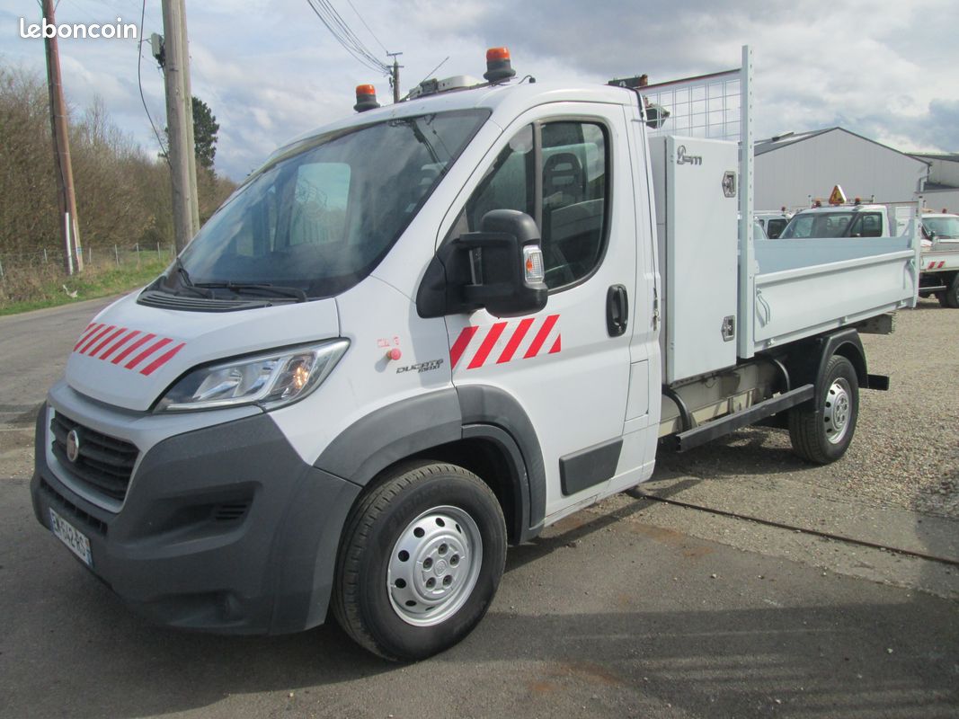 Ducato 130cv benne coffre + grue electrique (image 2)