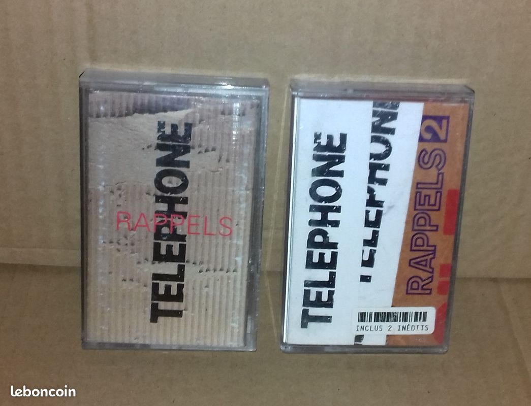 Lot de deux K7 audio Téléphone "Rappels" (image 1)