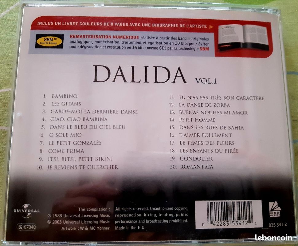 CD Dalida (image 2)
