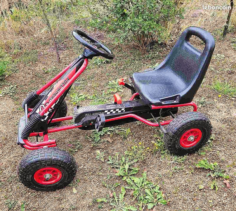 Kart à pédales enfant FULL AHEAD 01 - Siège réglable (4 à 8 ans) (image 1)