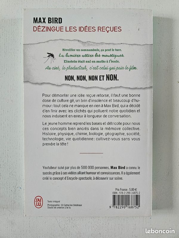 Max Bird dézingue les idées reçues (image 2)