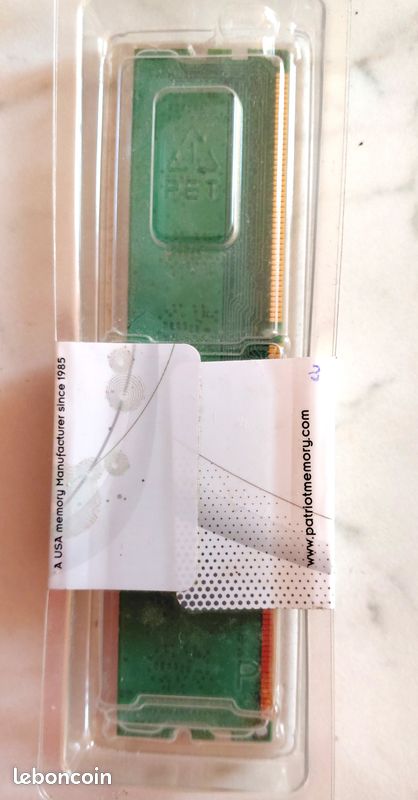 Barrette RAM Patriot Signature 2Go DDR3 1333MHz PC3-10600 DIMM (image 2)