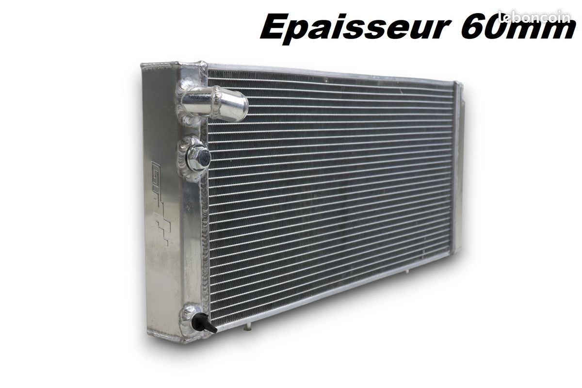 Radiateur ALU Peugeot 205 309 GTI - 50 ou 60mm Epaisseur + ventilos Hte Perfos (image 2)