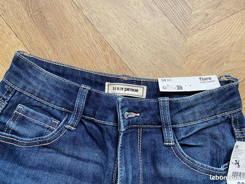 Jean femme flare high waist Pimkie - taille 34 (image 2)