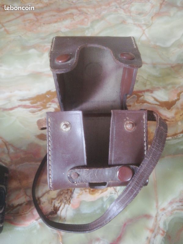Appareil Photo Vintage Kodak Brownie Flash (Années 50) – Fabriqué en France + Sacoche Cuir (image 12)