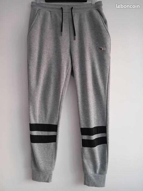 Pantalon sport hiver gris pour homme taille M (38/40