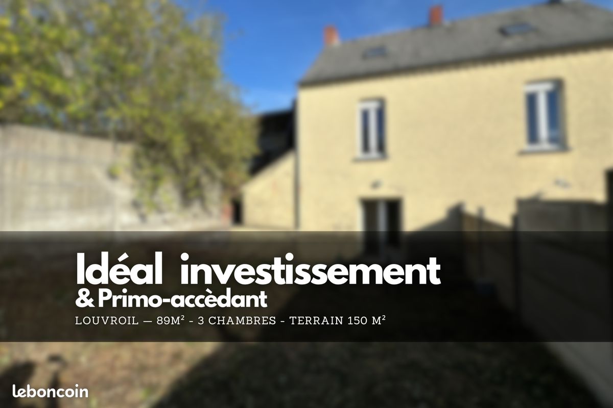Maison 4 pièces 89 m² · à Louvroil · 89 m² · 77 000 €