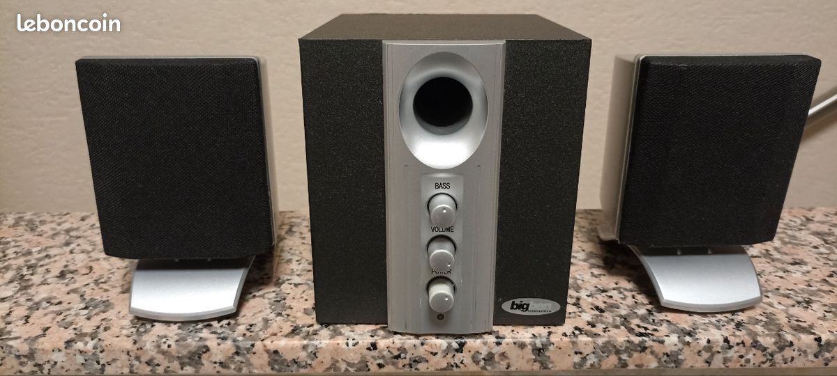 Enceinte karaoké Bluetooth Big Ben Partybtkml avec 2 microphones sans