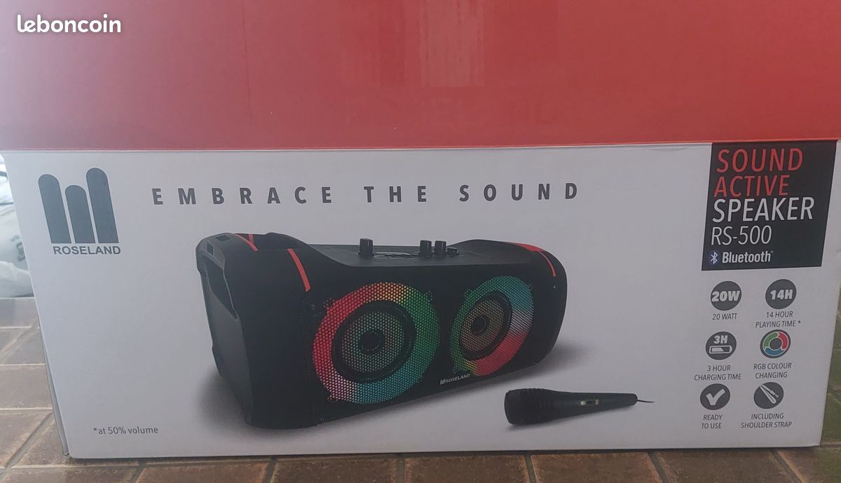Enceinte Bluetooth Roseland RS-500 (image 1)