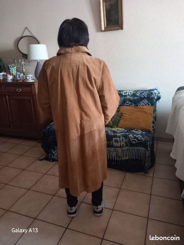 Manteau cuir daim (image 9)