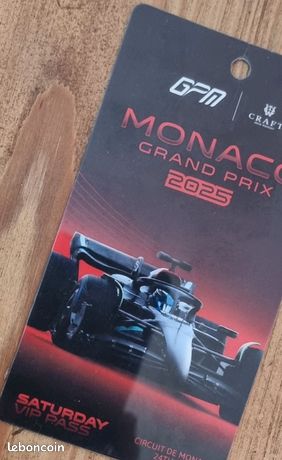 Carte Badge Pass - Grand Prix Monaco 2017 - Vendeur De Programmes N°22 - Hors Piste