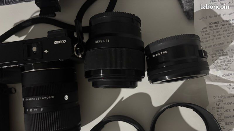 Pack Sony a6000 + 3 objectif (image 3)
